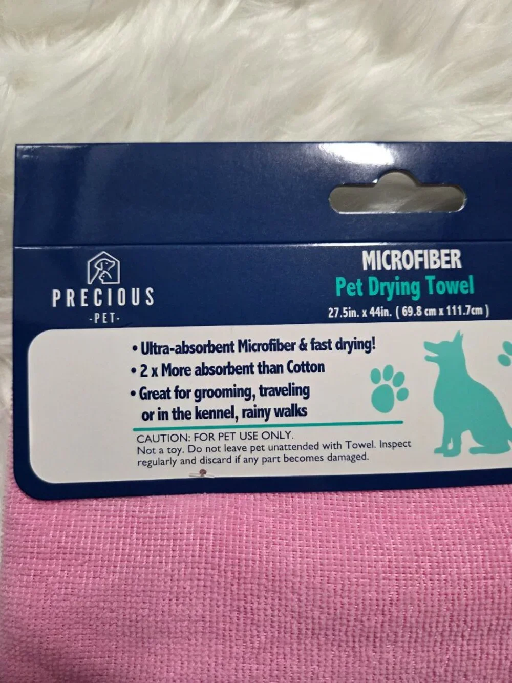 Precious Pet Microfiber Pet Drying Towel